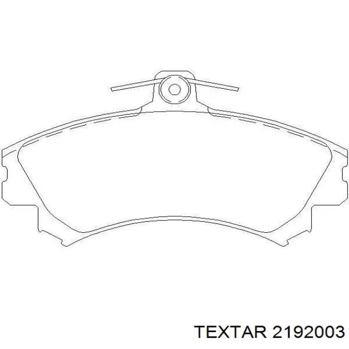 2192003 Textar pastillas de freno delanteras