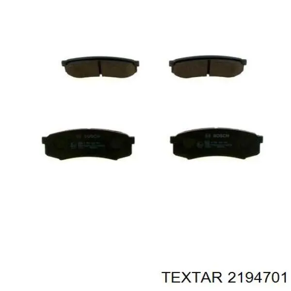 2194701 Textar pastillas de freno traseras