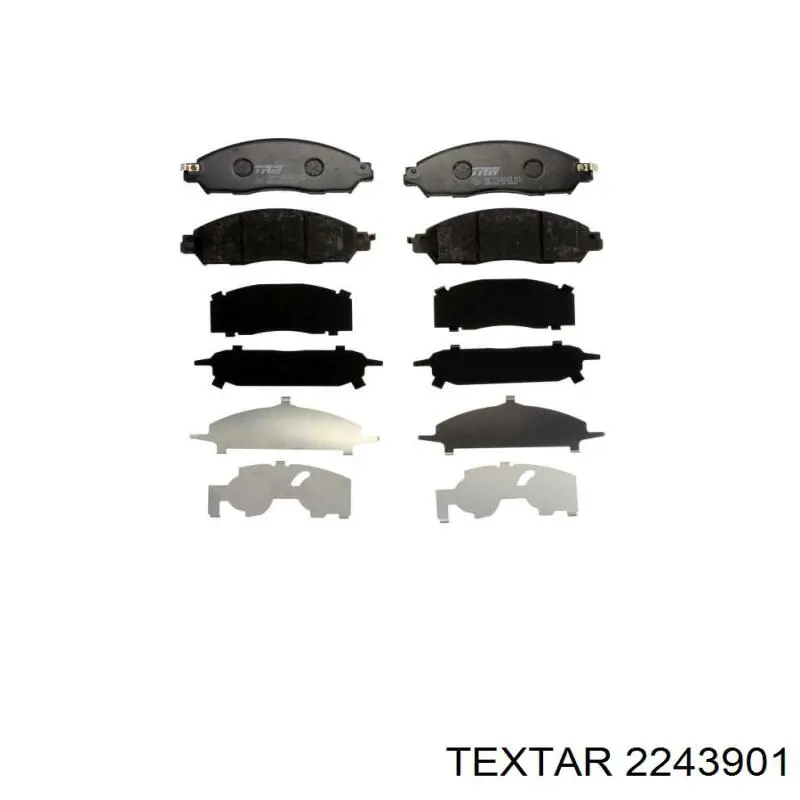 2243901 Textar pastillas de freno delanteras