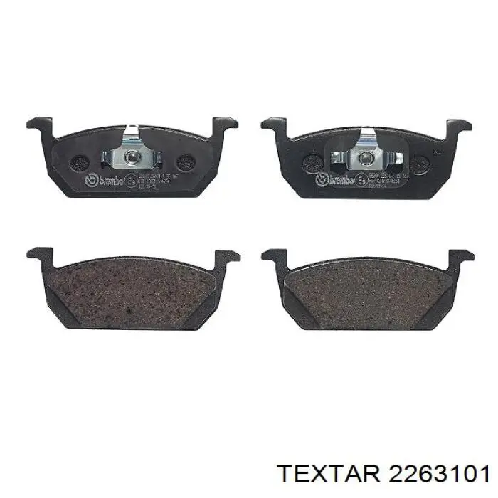 2263101 Textar pastillas de freno delanteras