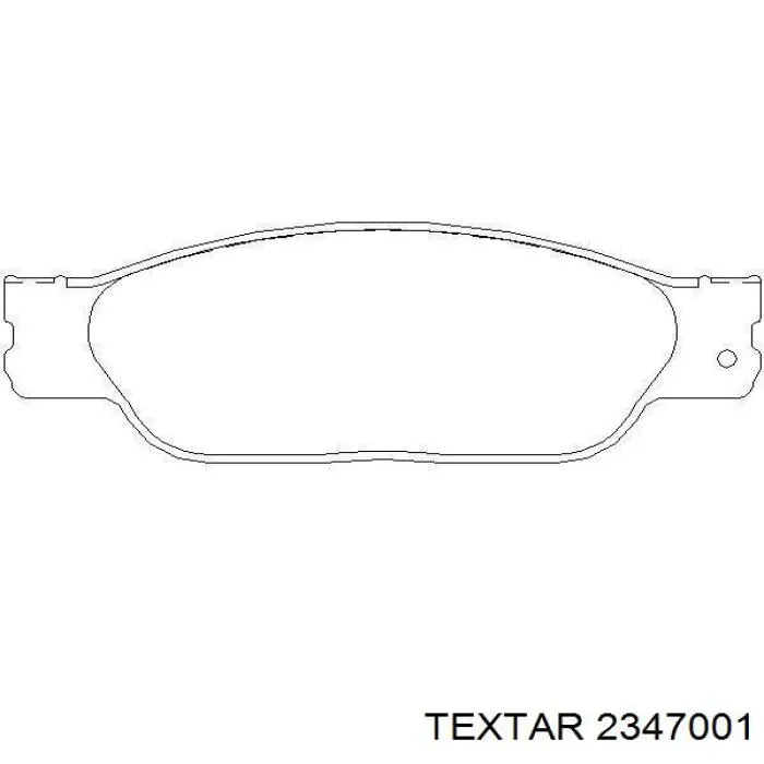 2347001 Textar pastillas de freno delanteras