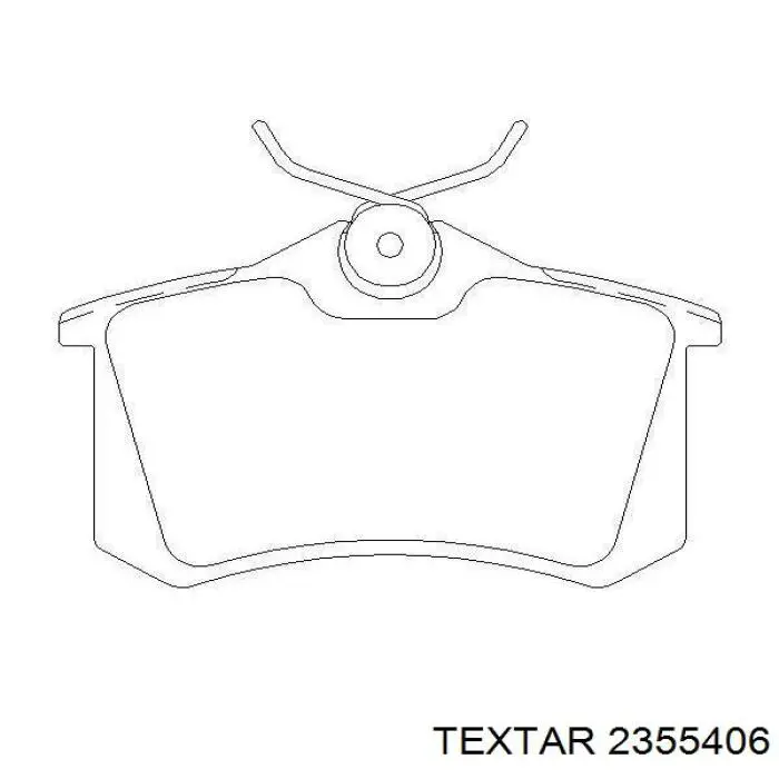 2355406 Textar pastillas de freno traseras