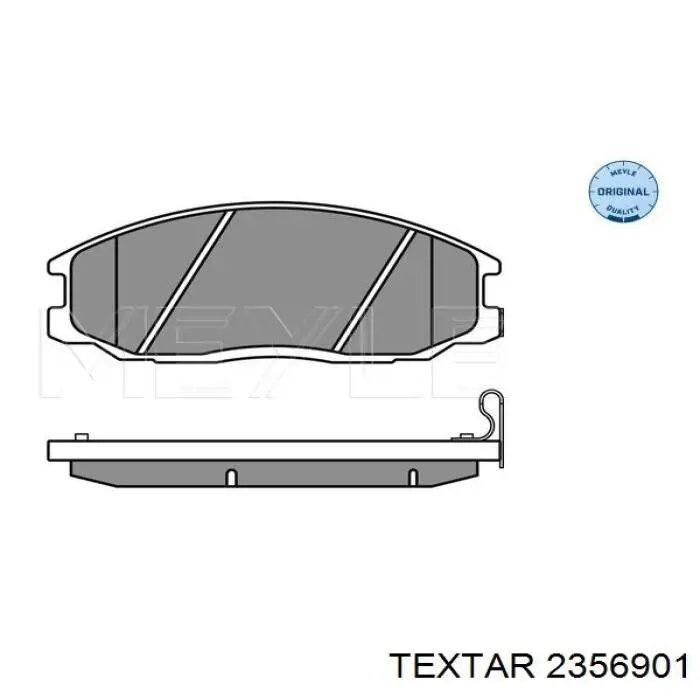 2356901 Textar pastillas de freno delanteras