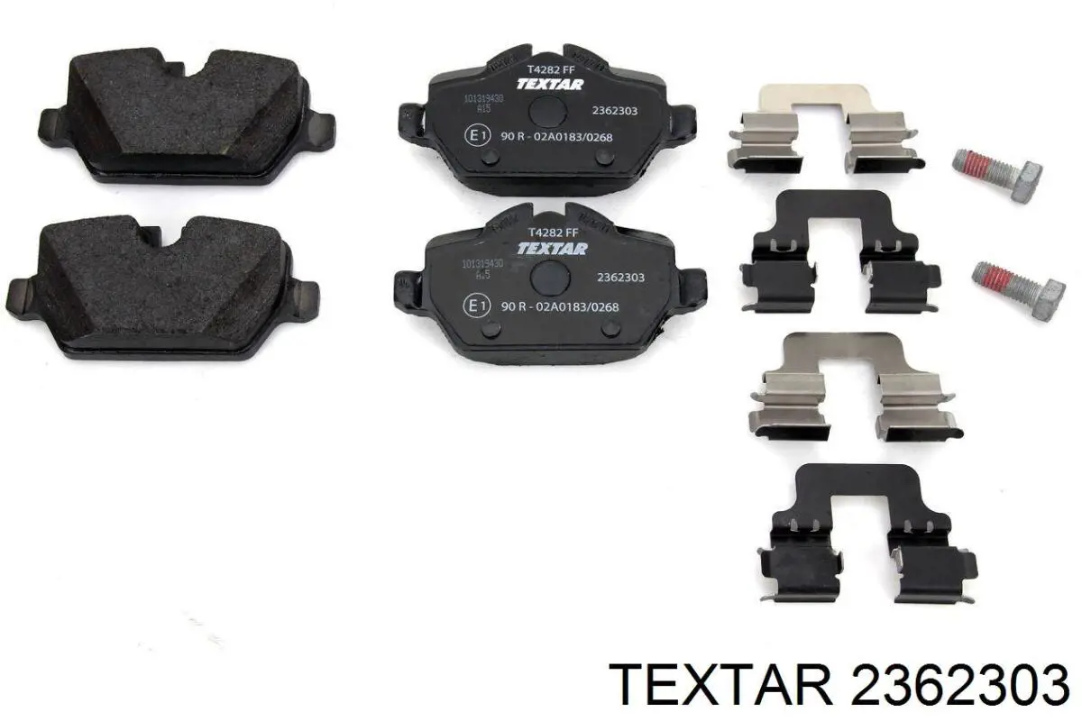 2362303 Textar pastillas de freno traseras