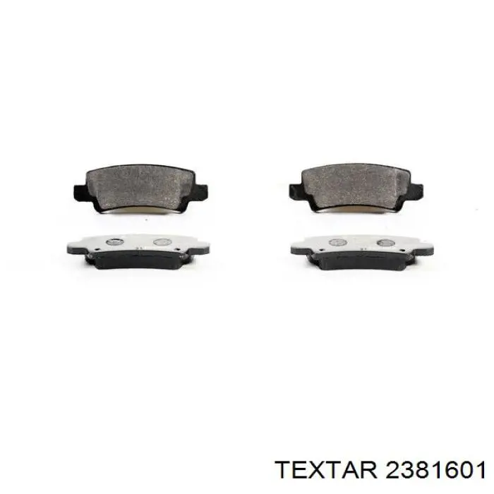 2381601 Textar pastillas de freno traseras