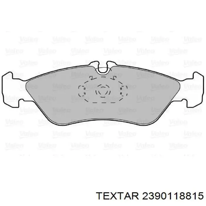 2390118815 Textar pastillas de freno traseras