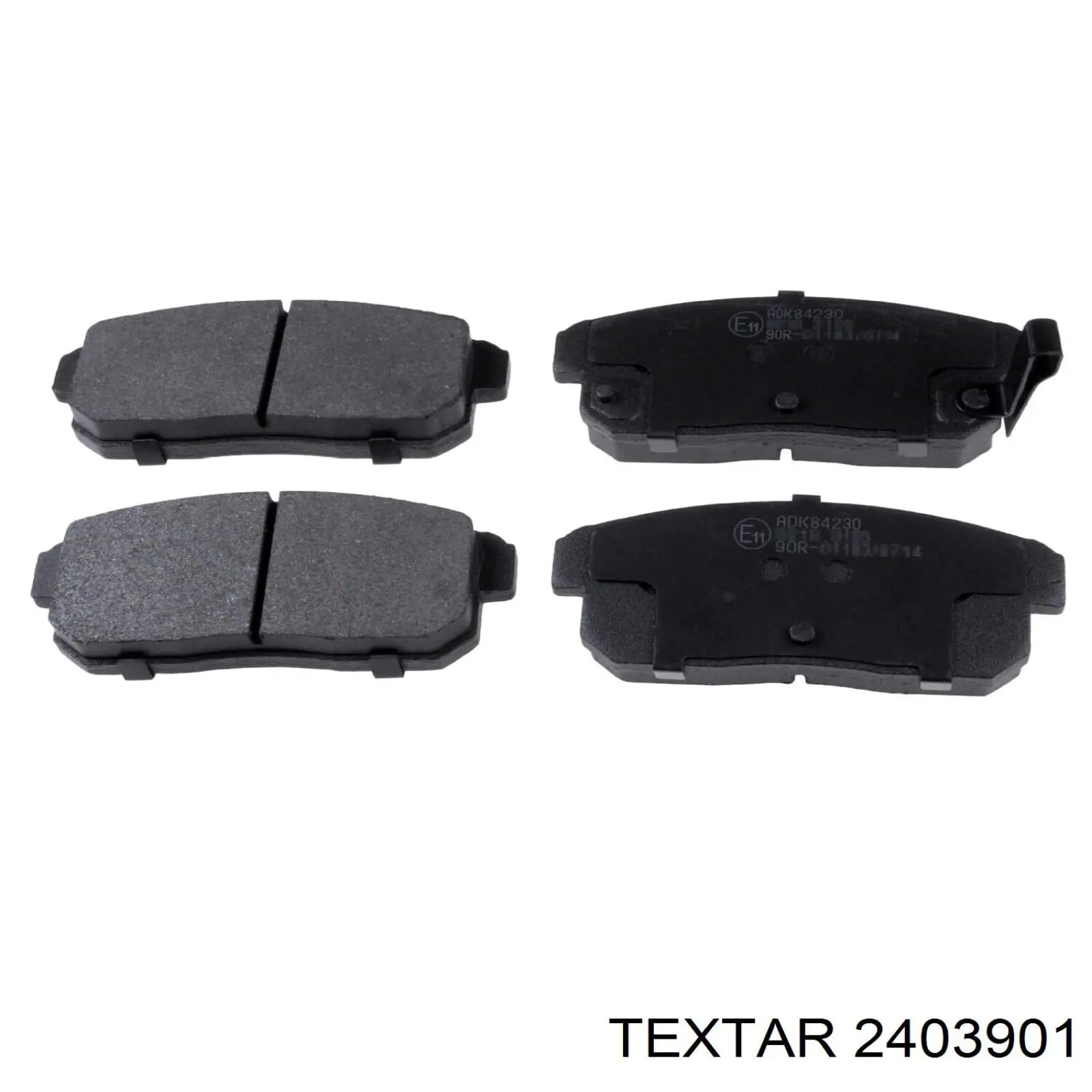 2403901 Textar pastillas de freno traseras