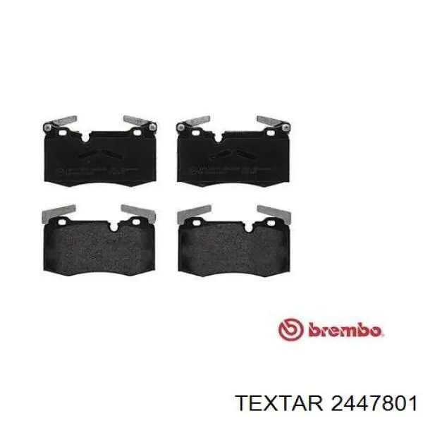 2447801 Textar pastillas de freno delanteras