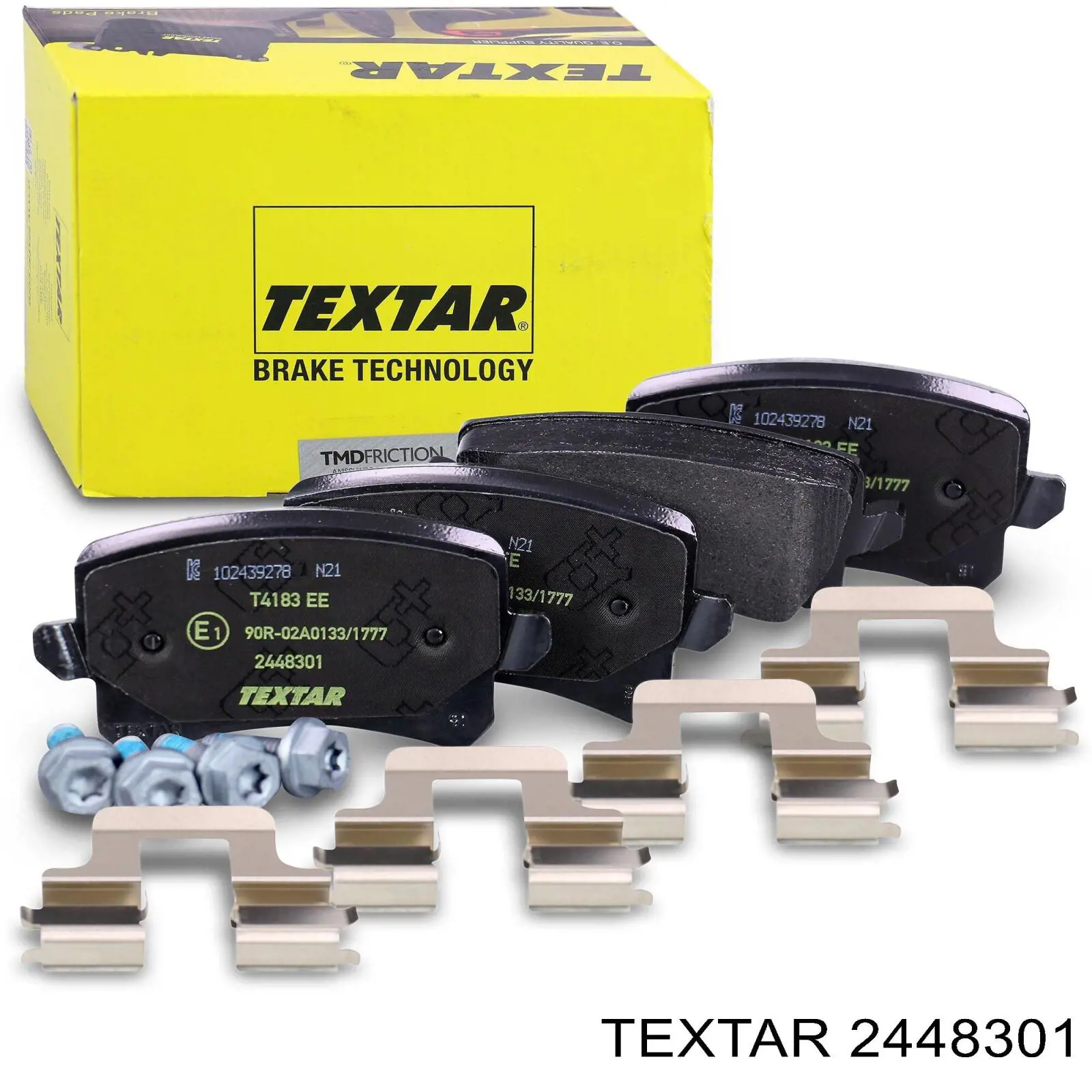 2448301 Textar pastillas de freno traseras