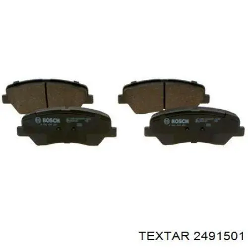 2491501 Textar pastillas de freno delanteras