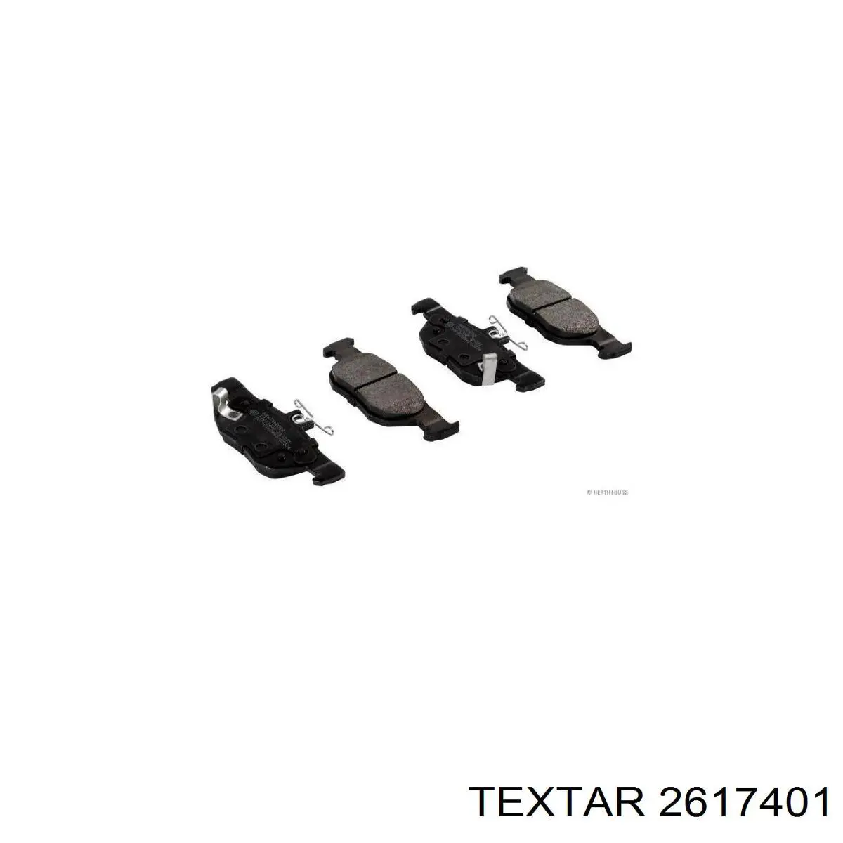 2617401 Textar pastillas de freno traseras