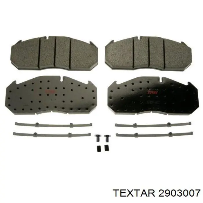 2903007 Textar pastillas de freno delanteras