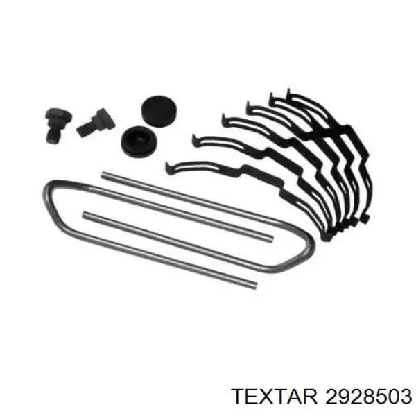 2928503 Textar pastillas de freno delanteras