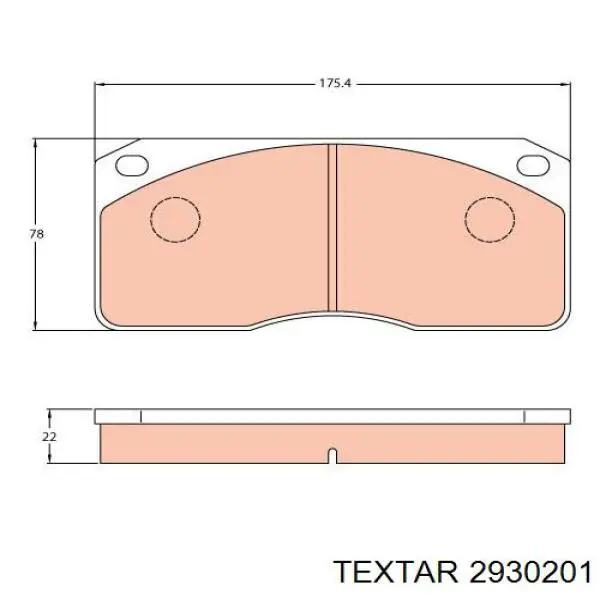 2930201 Textar pastillas de freno delanteras