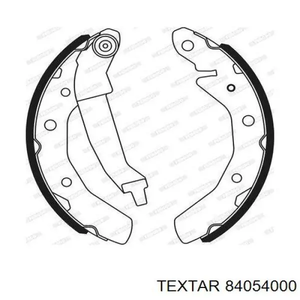  Juego de zapatas de frenos de tambor, con cilindros, completo para Chevrolet Spark (Matiz) M300