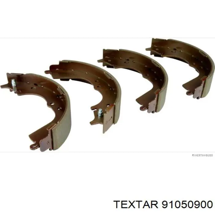 91050900 Textar zapatas de frenos de tambor traseras