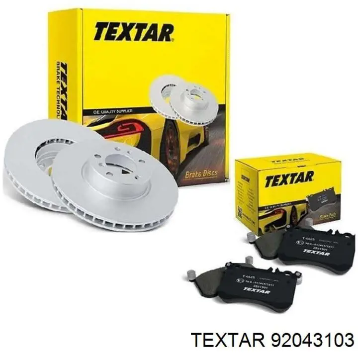 92043103 Textar freno de disco delantero