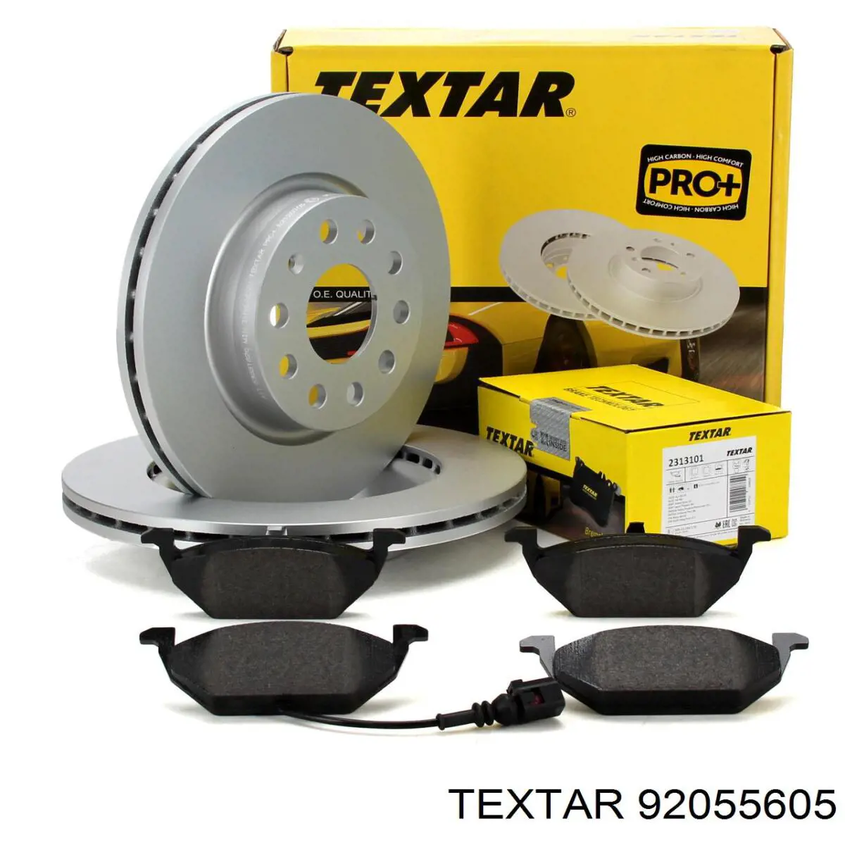 92055605 Textar freno de disco delantero