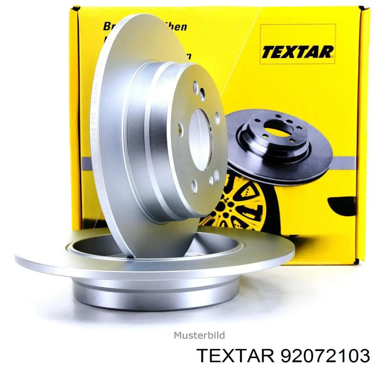 92072103 Textar disco de freno trasero