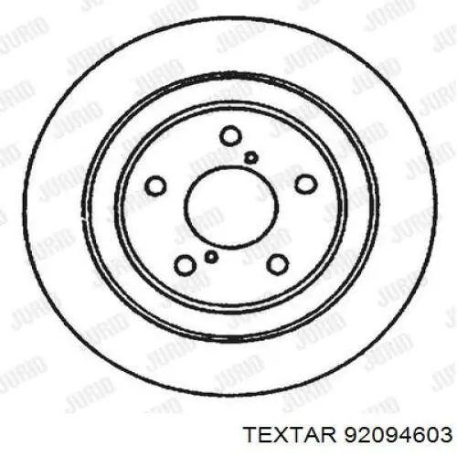 92094603 Textar freno de disco delantero