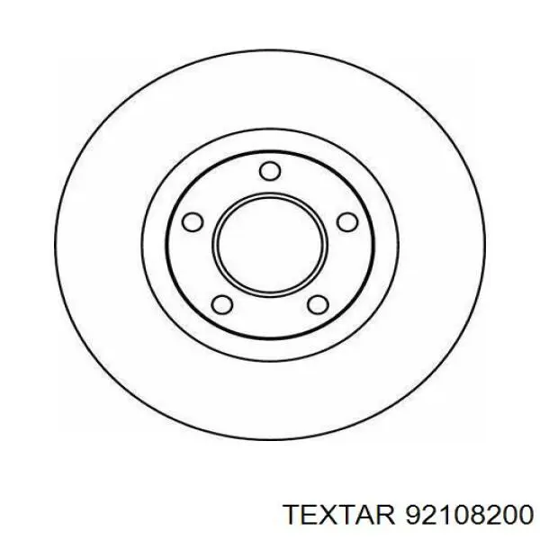 92108200 Textar freno de disco delantero