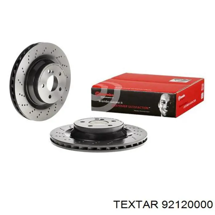 92120000 Textar disco de freno trasero