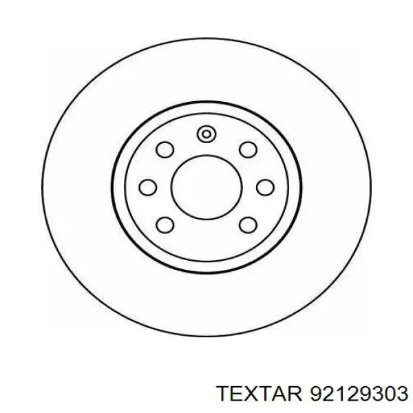 92129303 Textar freno de disco delantero