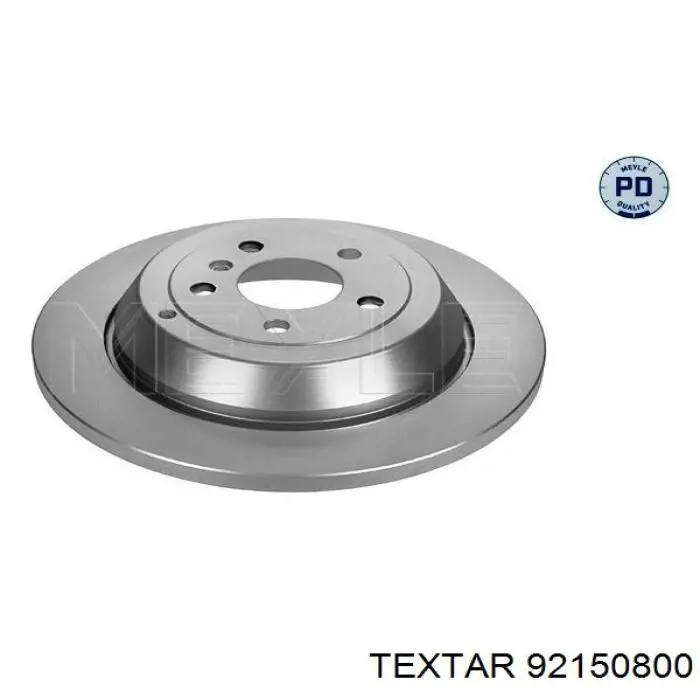 92150800 Textar disco de freno trasero