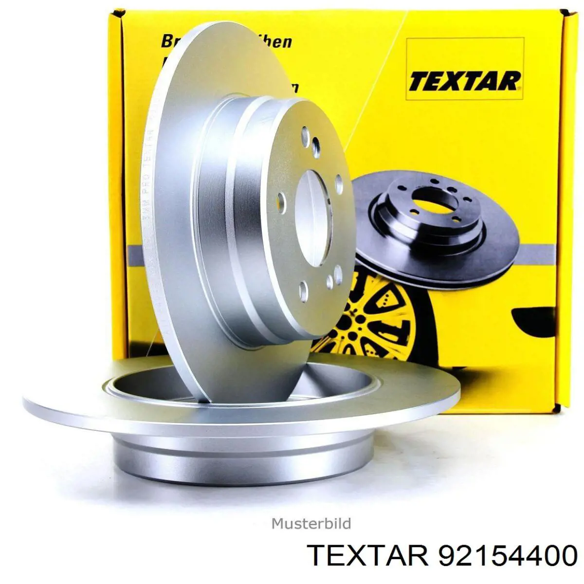 92154400 Textar disco de freno trasero