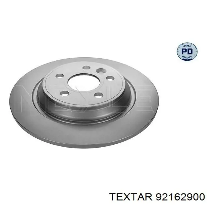 92162900 Textar disco de freno trasero