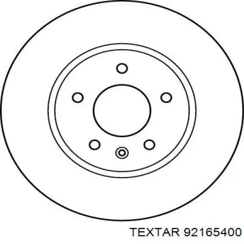 92165400 Textar freno de disco delantero