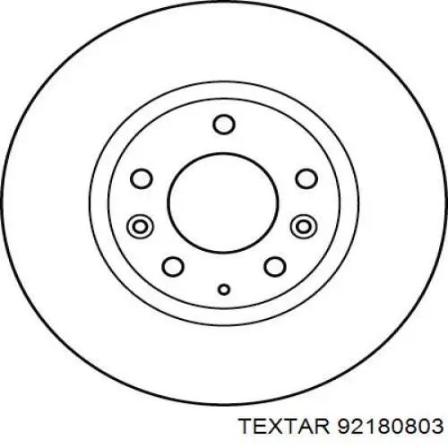 92180803 Textar freno de disco delantero