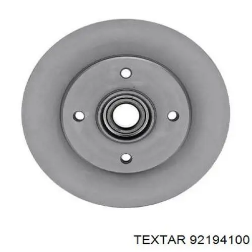 92194100 Textar disco de freno trasero