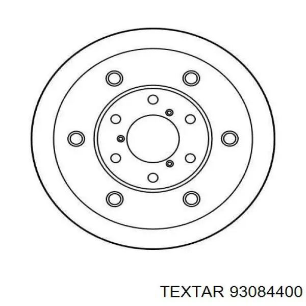 93084400 Textar freno de disco delantero