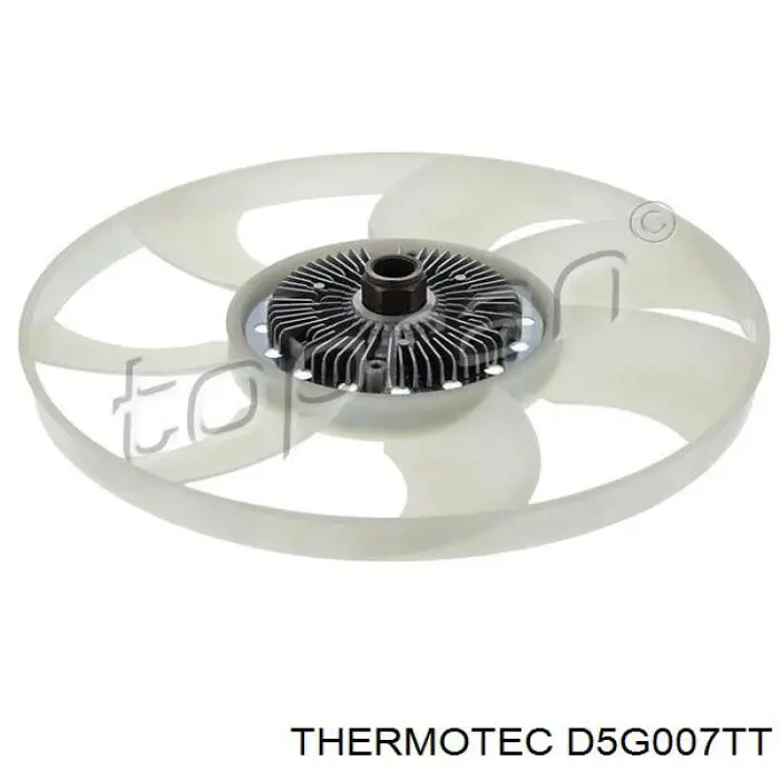 D5G007TT Thermotec rodete ventilador, refrigeración de motor