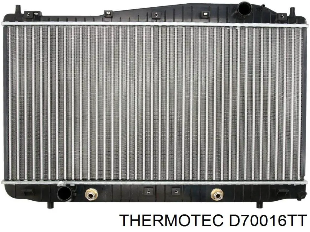 D70016TT Thermotec radiador refrigeración del motor