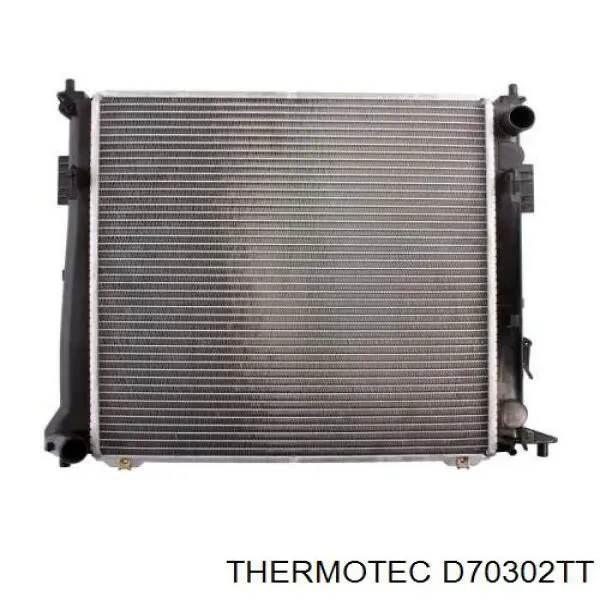 D70302TT Thermotec radiador refrigeración del motor