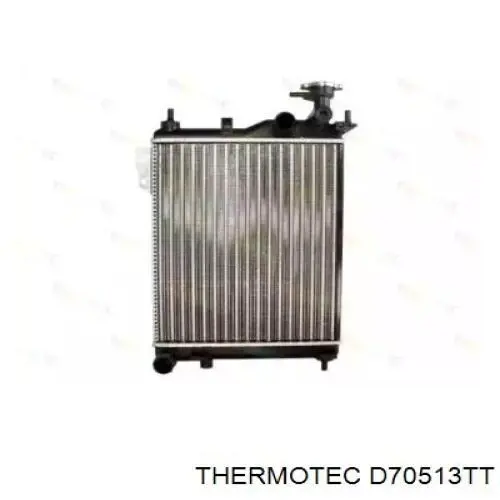 D70513TT Thermotec radiador refrigeración del motor