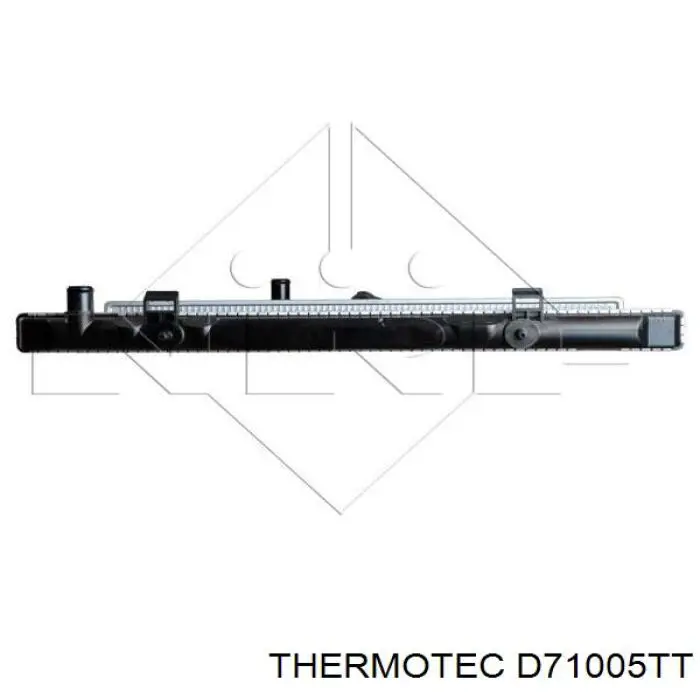 D71005TT Thermotec radiador refrigeración del motor