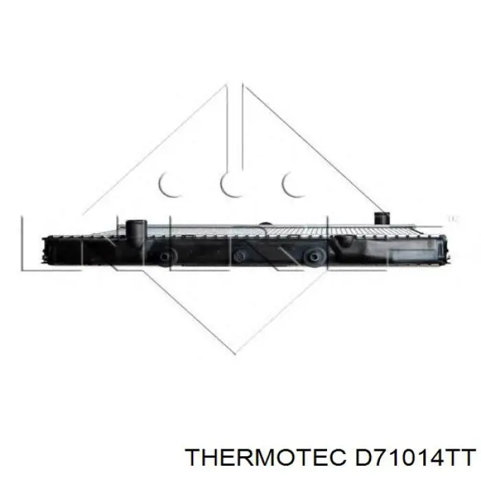 D71014TT Thermotec radiador refrigeración del motor