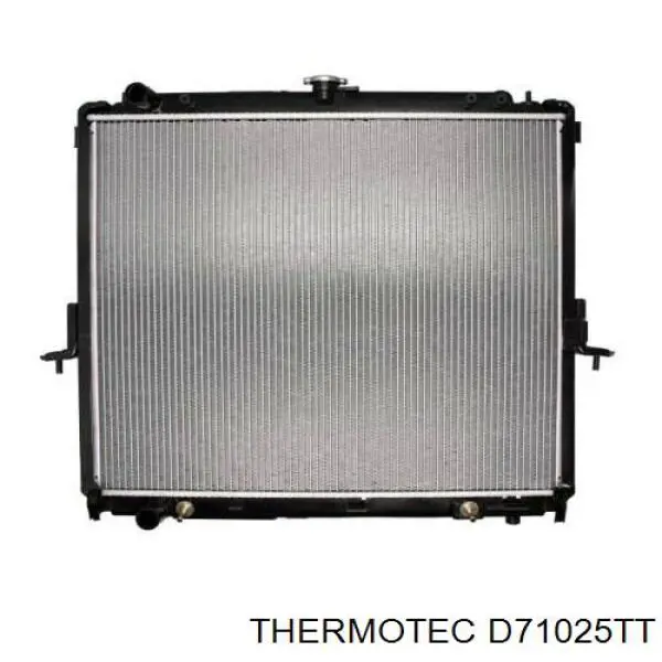 D71025TT Thermotec radiador refrigeración del motor