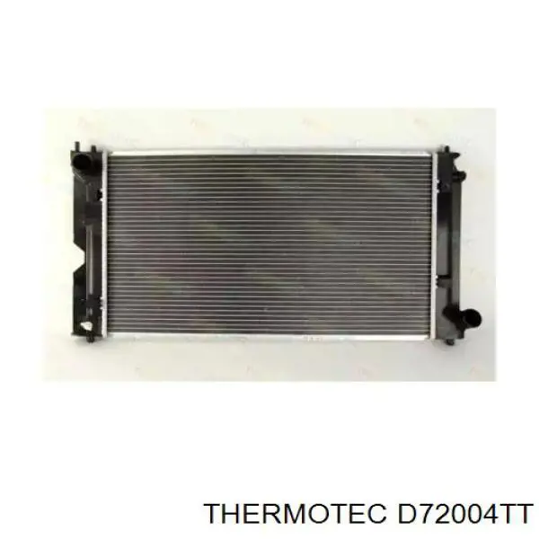 D72004TT Thermotec radiador refrigeración del motor