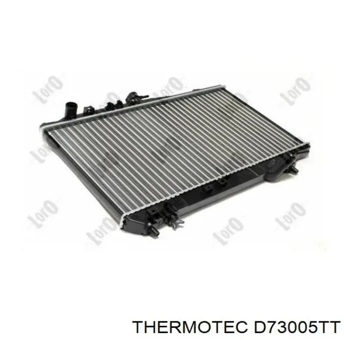 D73005TT Thermotec radiador refrigeración del motor