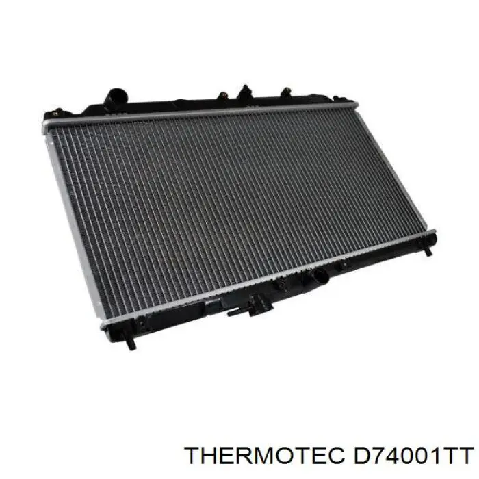 D74001TT Thermotec radiador refrigeración del motor