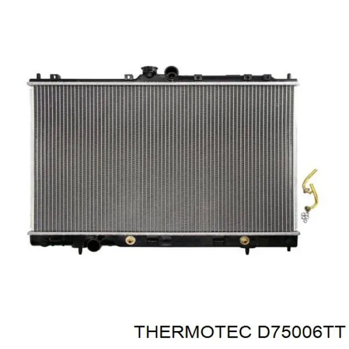 D75006TT Thermotec radiador refrigeración del motor