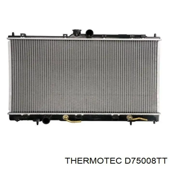 D75008TT Thermotec radiador refrigeración del motor