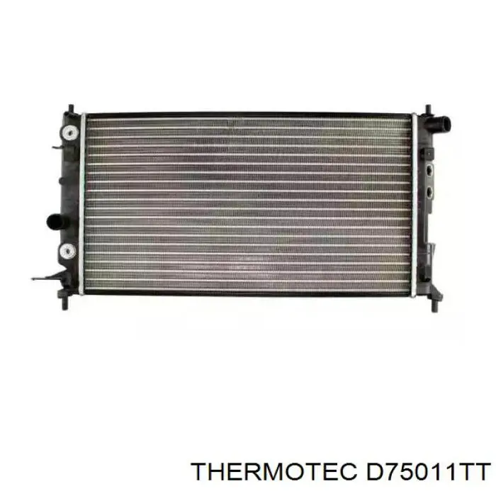 D75011TT Thermotec radiador refrigeración del motor