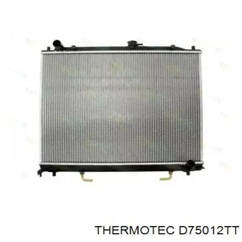 D75012TT Thermotec radiador refrigeración del motor