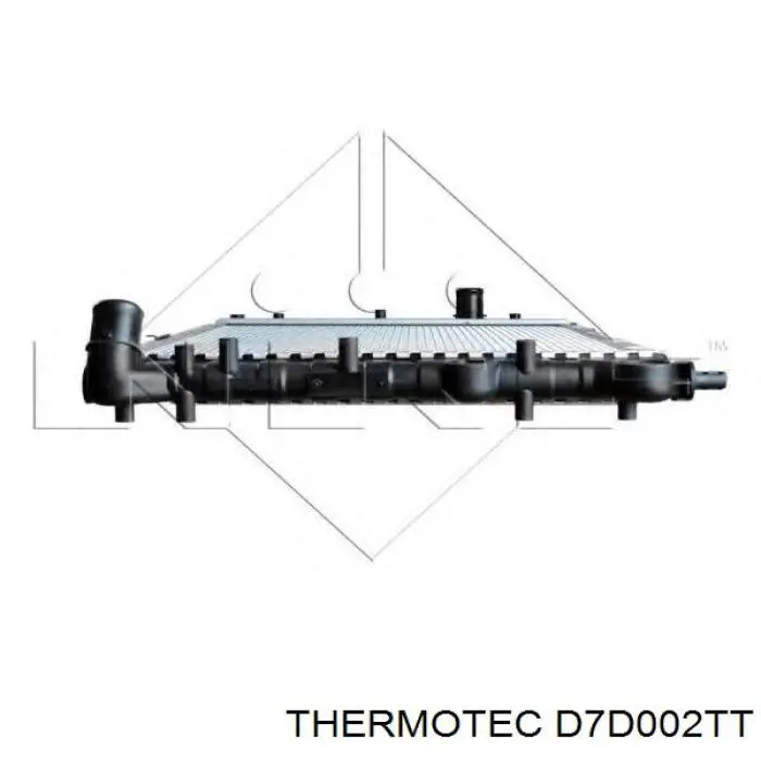 D7D002TT Thermotec radiador refrigeración del motor