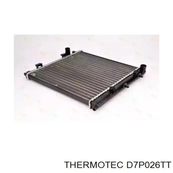 D7P026TT Thermotec radiador refrigeración del motor